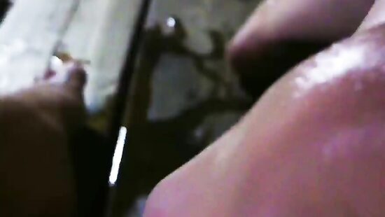 Ласкание киски в бане