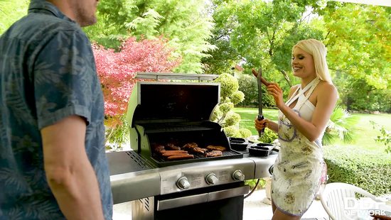 Chick begs for double penetration on a picnic