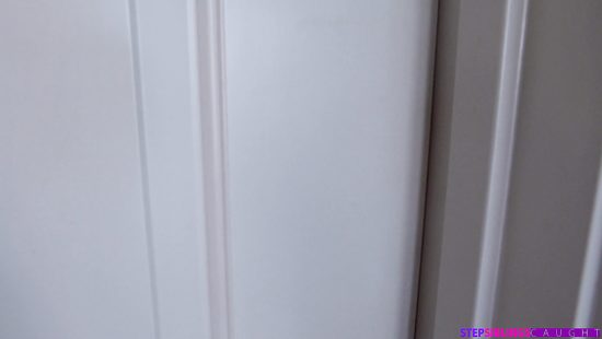 Attractive bimbo takes a ride on a small pecker