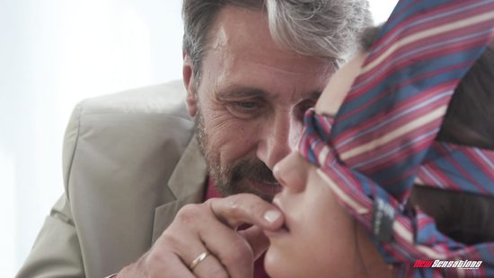 Elderly dude fucks a steaming hot young lady