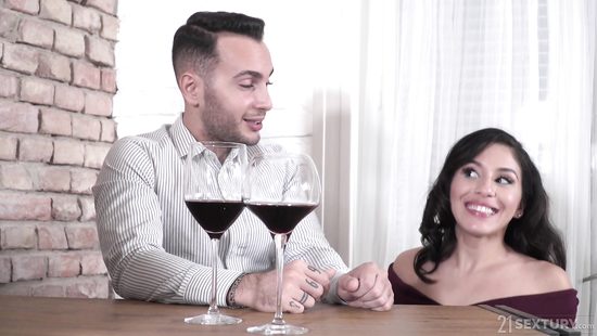 Sex appeal chick gets ass and pussy double fucked