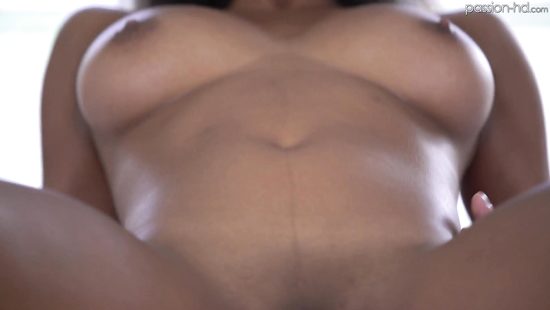 Curvaceous ebony girl gets massively creampied