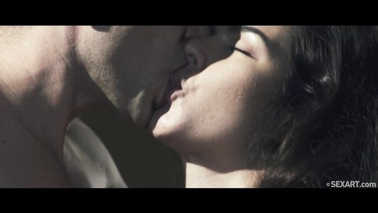 Spouses love each other on a luxurious villa