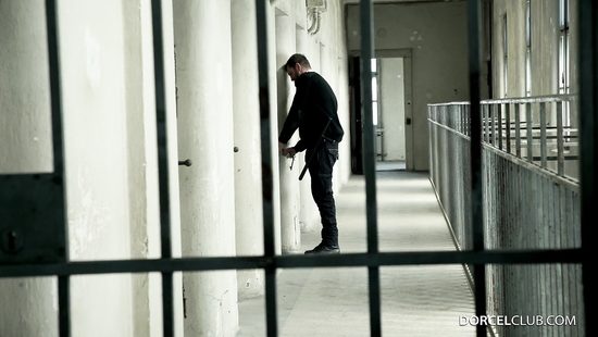 Imprisoned blonde slut banged by a detective