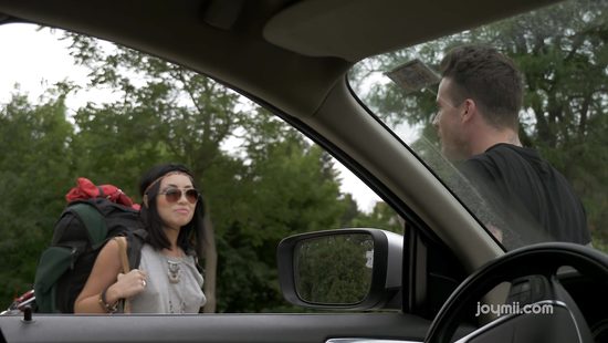 Asian hitchhiker gets scored and fucked well