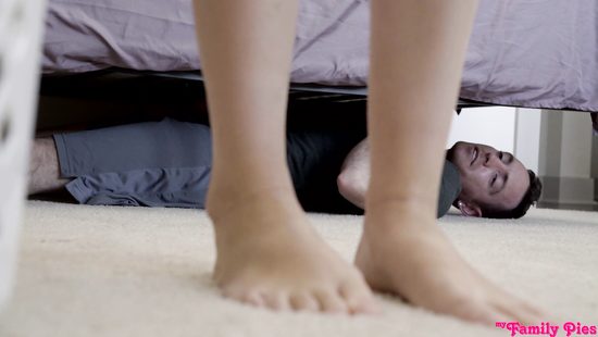 Dirty-minded stepmom joins a young couple for fucking