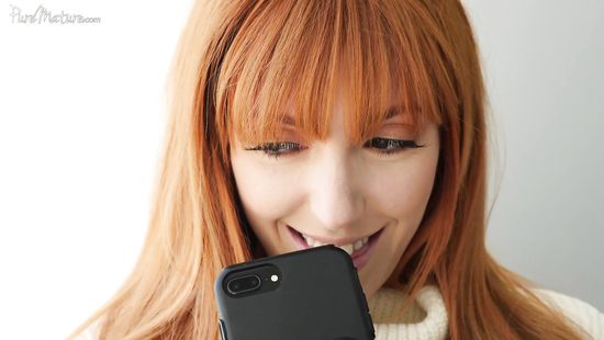 Redhead MILF lets a younger dude fuck her ass