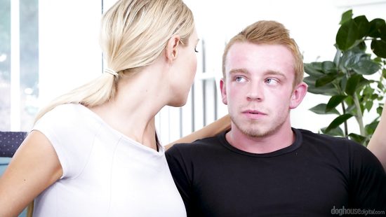 Young nympho and a MILF ride two cocks