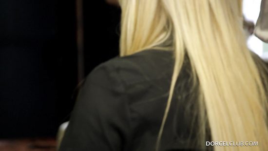 Common blonde gets pounded in public