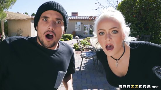 MILF with gigantic bubbles fucked without limits