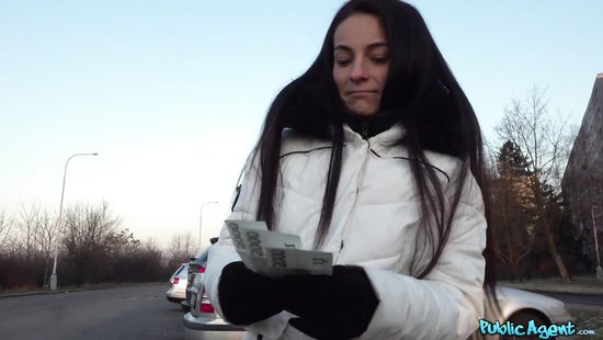 Slut girl goes for a cock for some money