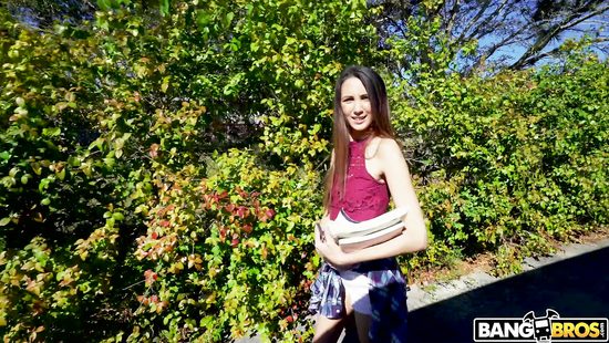 Light-minded coed gets banged for money