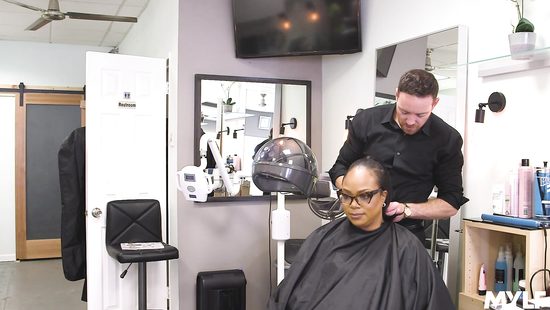 Crazy Bridgette goes nasty with a barber